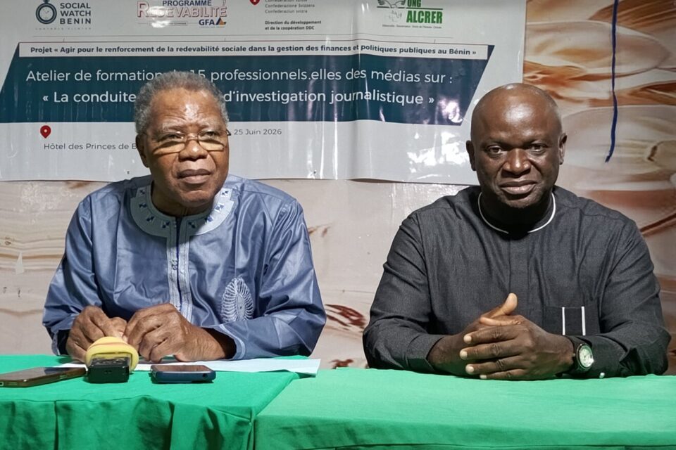 Lutte contre la corruption au Bénin : Social Watch Bénin - ALCRER renforce les capacités en investigation de 15 journalistes à Bohicon