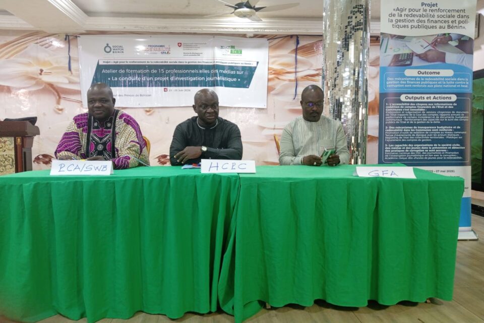 Investigation journalistique au Bénin : 15 journalistes en formation à Bohicon